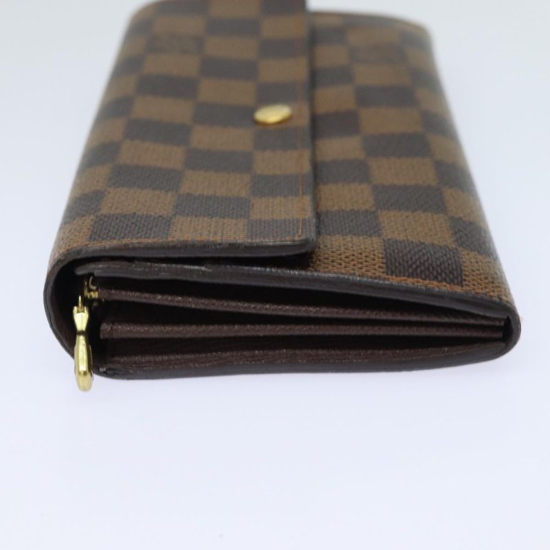 Louis Vuitton Damier Ebene Portefeuille Sarah Long Wallet N61734  79300 - Image 3