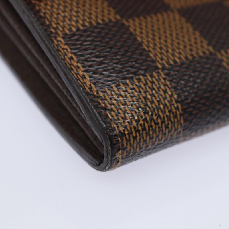 Louis Vuitton Damier Ebene Portefeuille Sarah Long Wallet N61734  79300 - Image 7