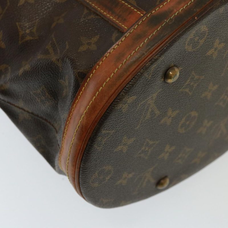 Louis Vuitton Monogram Bucket GM Shoulder Bag M42236  79394 - Image 9