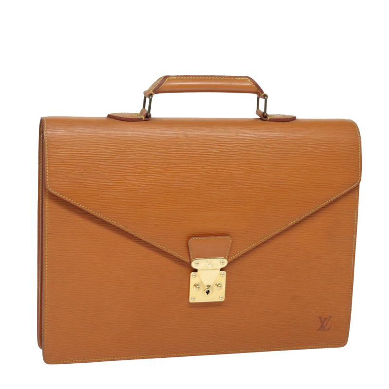 Louis Vuitton Epi Serviette Conseiller Briefcase Zipangu Gold M54428 Auth 79400