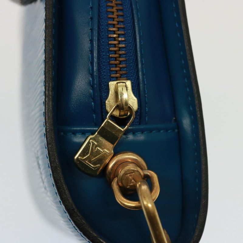 Louis Vuitton Epi Orsay Clutch Bag SPO Blue  79473 - Image 8
