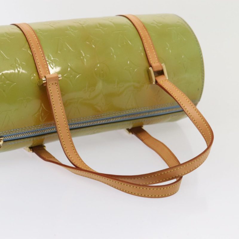 Louis Vuitton Monogram Vernis Bedford Hand Bag Baby Blue M91007  79537 - Image 7