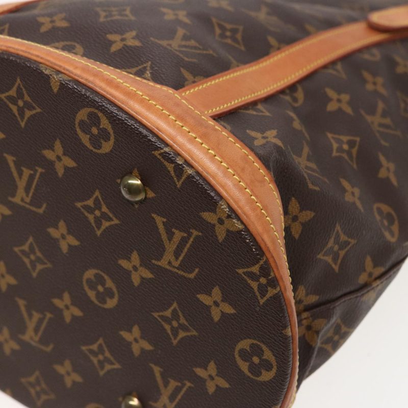 Louis Vuitton Monogram Bucket GM Shoulder Bag M42236  79570 - Image 9