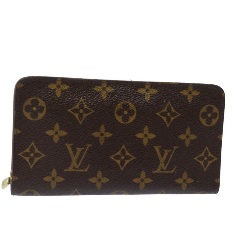 Louis Vuitton Monogram Porte Monnaie Zip Long Wallet M61727  79584