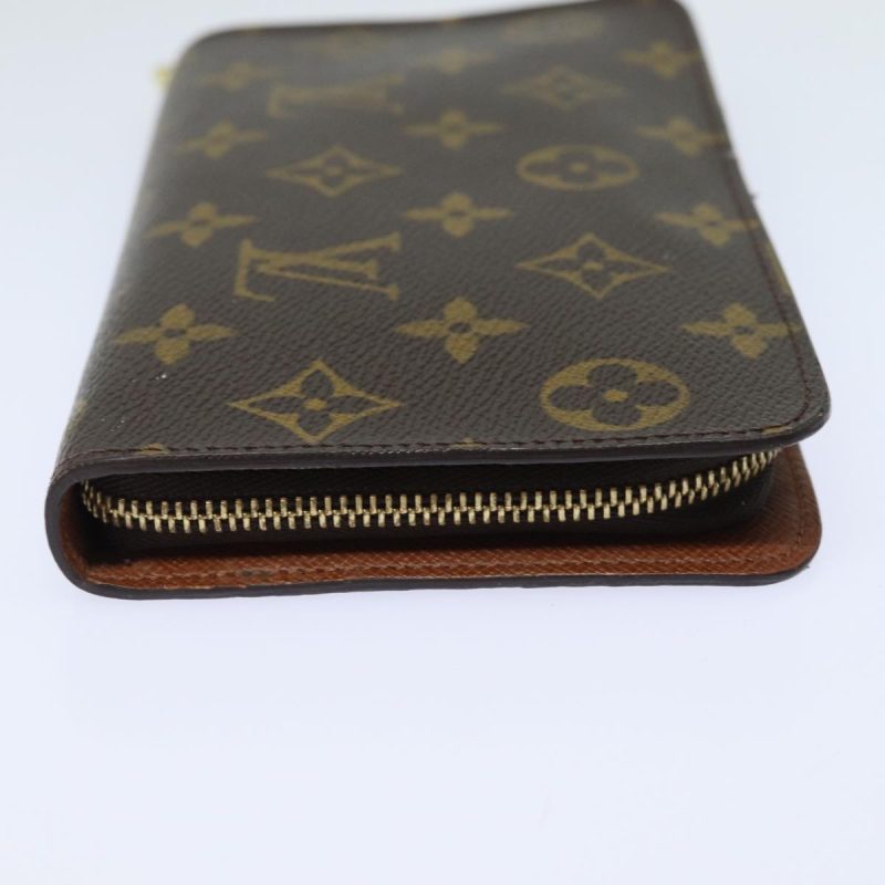 Louis Vuitton Monogram Porte Monnaie Zip Long Wallet M61727  79584 - Image 4