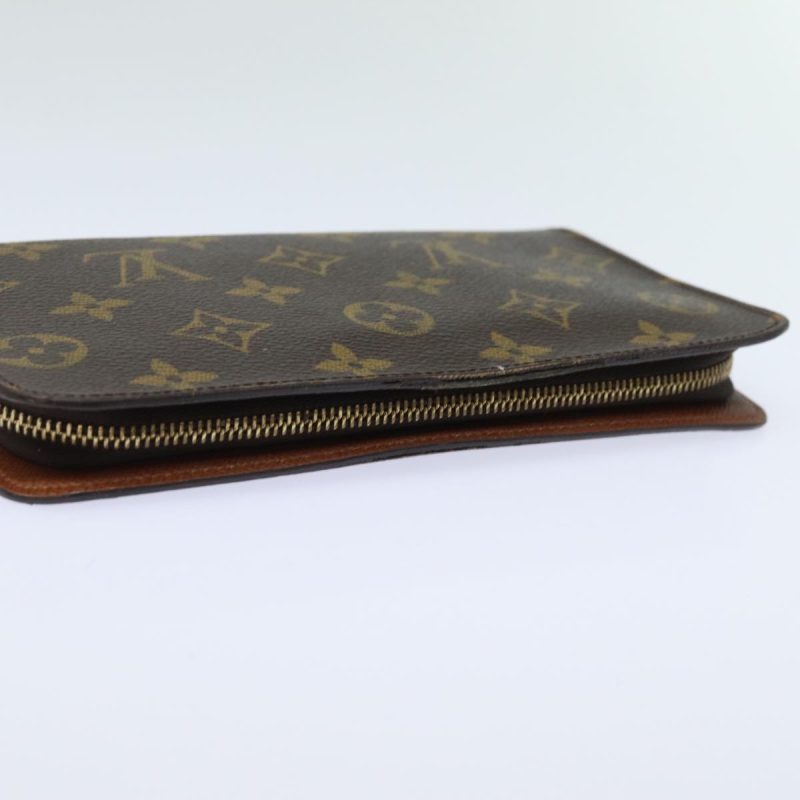 Louis Vuitton Monogram Porte Monnaie Zip Long Wallet M61727  79584 - Image 5