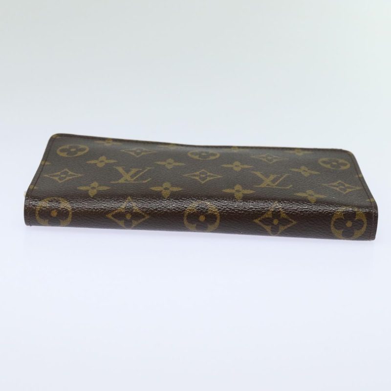 Louis Vuitton Monogram Porte Monnaie Zip Long Wallet M61727  79584 - Image 6