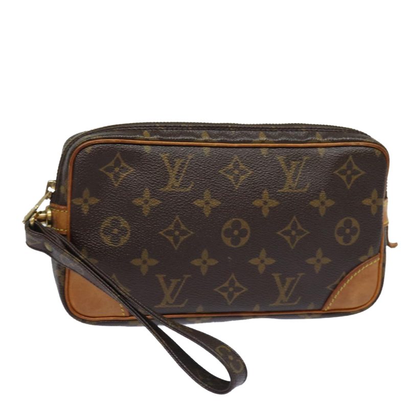 Louis Vuitton Monogram Marly Dragonne PM Clutch Bag M51827  79608