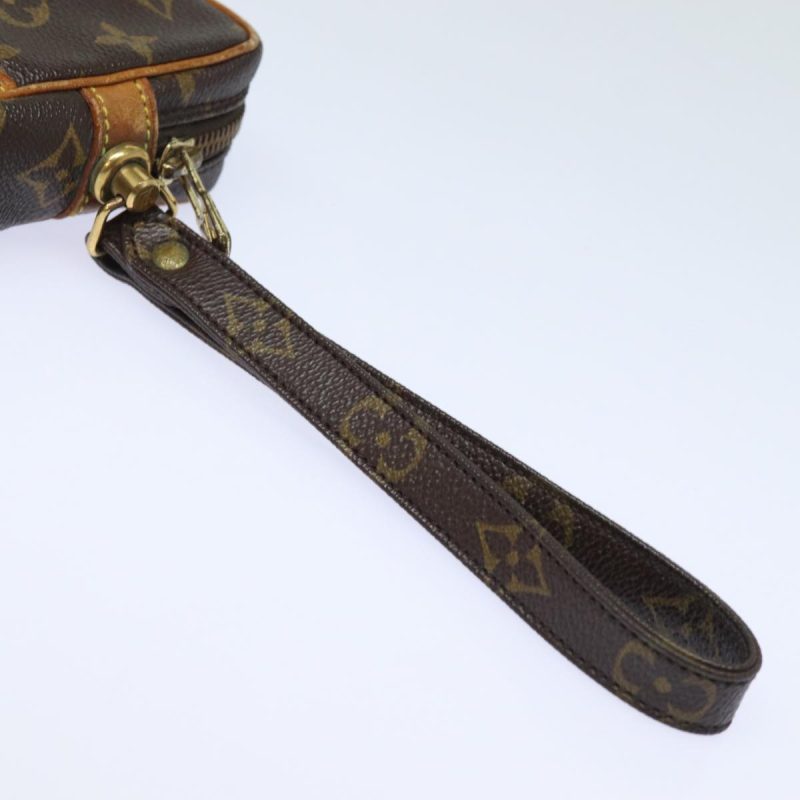 Louis Vuitton Monogram Marly Dragonne PM Clutch Bag M51827  79608 - Image 9