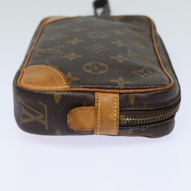 Louis Vuitton Monogram Marly Dragonne PM Clutch Bag M51827  79608 - Image 4