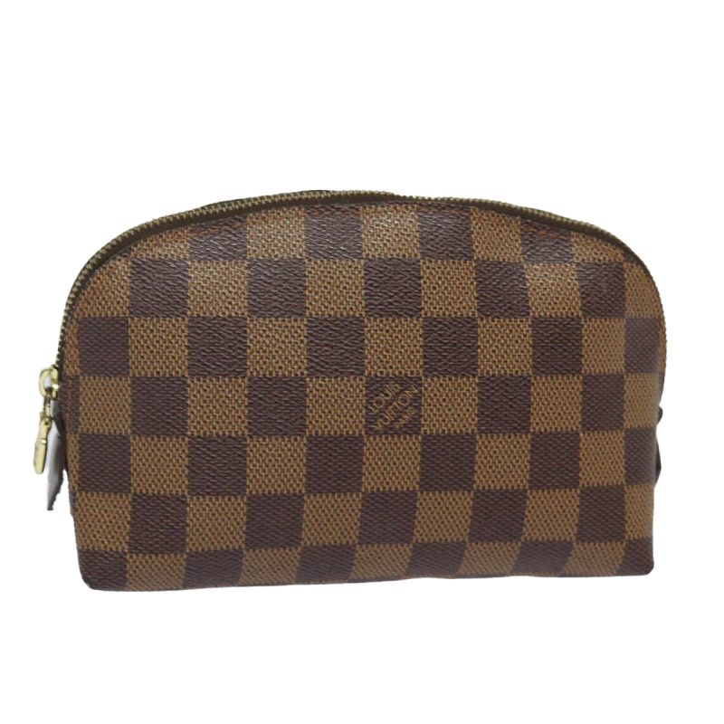 Louis Vuitton Damier Ebene Pochette Cosmetic PM Pouch N47516  79661