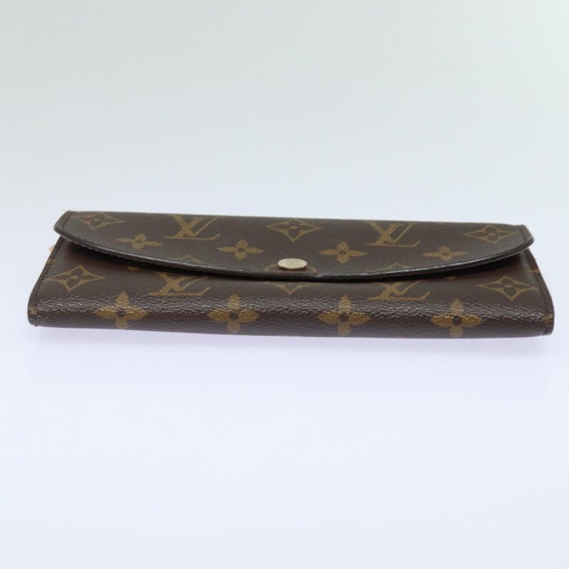 Louis Vuitton Monogram Portefeuille Emily Wallet Rose Valerine M61289 Auth 79663 - Image 6