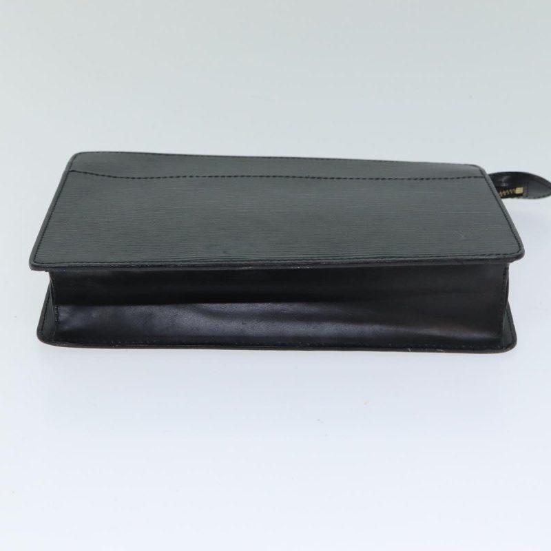 Louis Vuitton Epi Pochette Homme Clutch Bag Black Noir M52522  79667 - Image 6