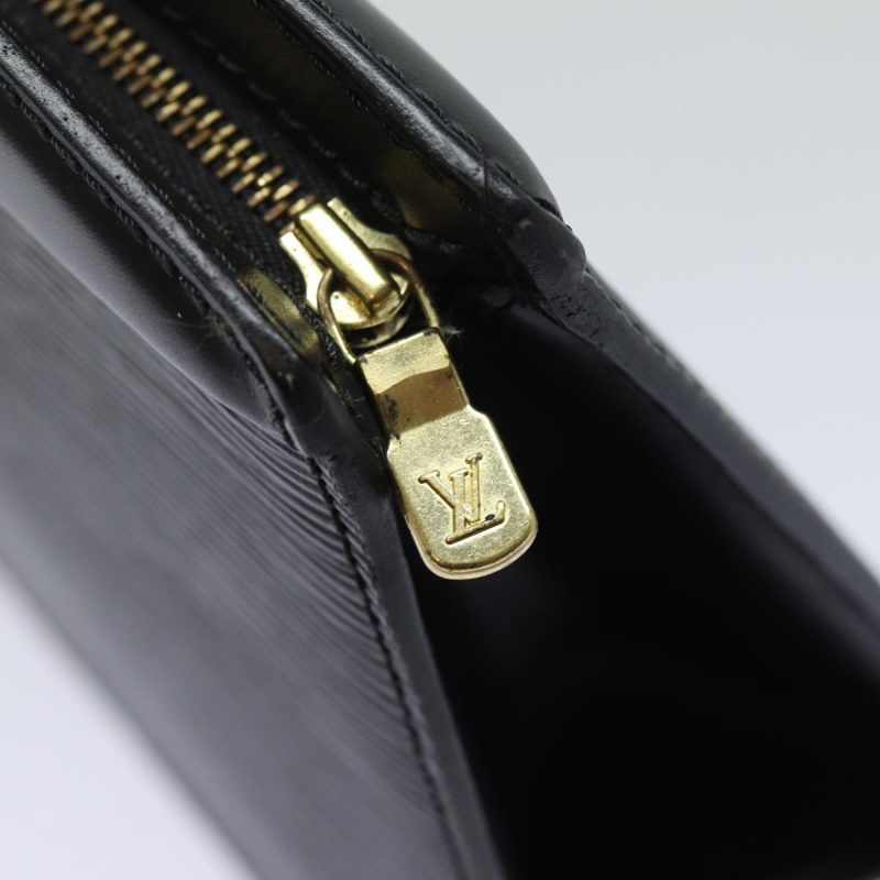 Louis Vuitton Epi Trousse Crete Clutch Bag Black M48402  79684 - Image 8