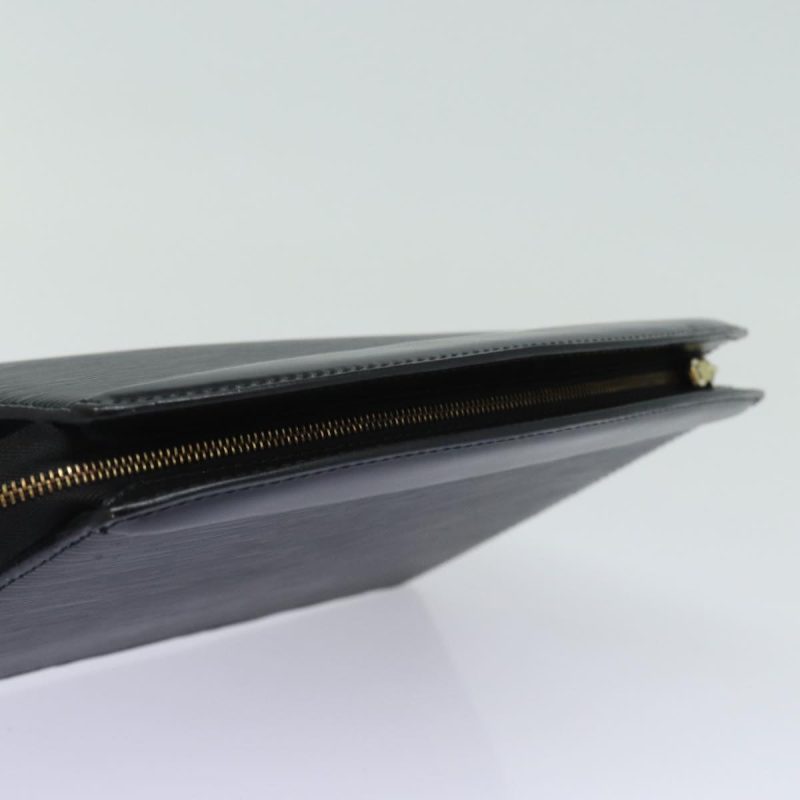 Louis Vuitton Epi Trousse Crete Clutch Bag Black M48402  79684 - Image 5