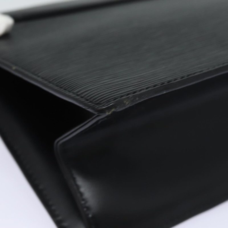 Louis Vuitton Epi Trousse Crete Clutch Bag Black M48402  79684 - Image 7
