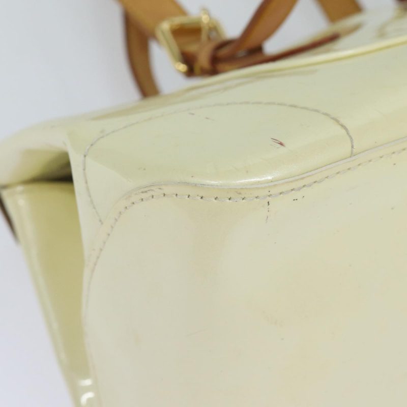 Louis Vuitton Monogram Vernis Rosewood Avenue Hand Bag Perle M93508 Auth 79730 - Image 8