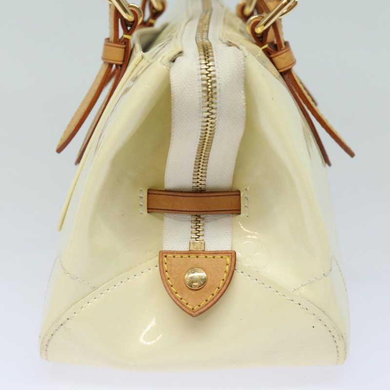 Louis Vuitton Monogram Vernis Rosewood Avenue Hand Bag Perle M93508 Auth 79730 - Image 4