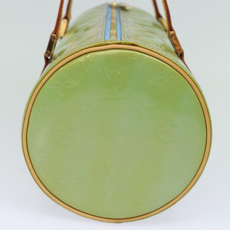 Louis Vuitton Monogram Vernis Bedford Hand Bag Baby Blue M91007  79736 - Image 4