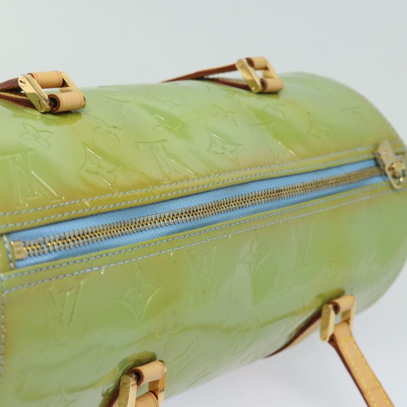 Louis Vuitton Monogram Vernis Bedford Hand Bag Baby Blue M91007  79736 - Image 6