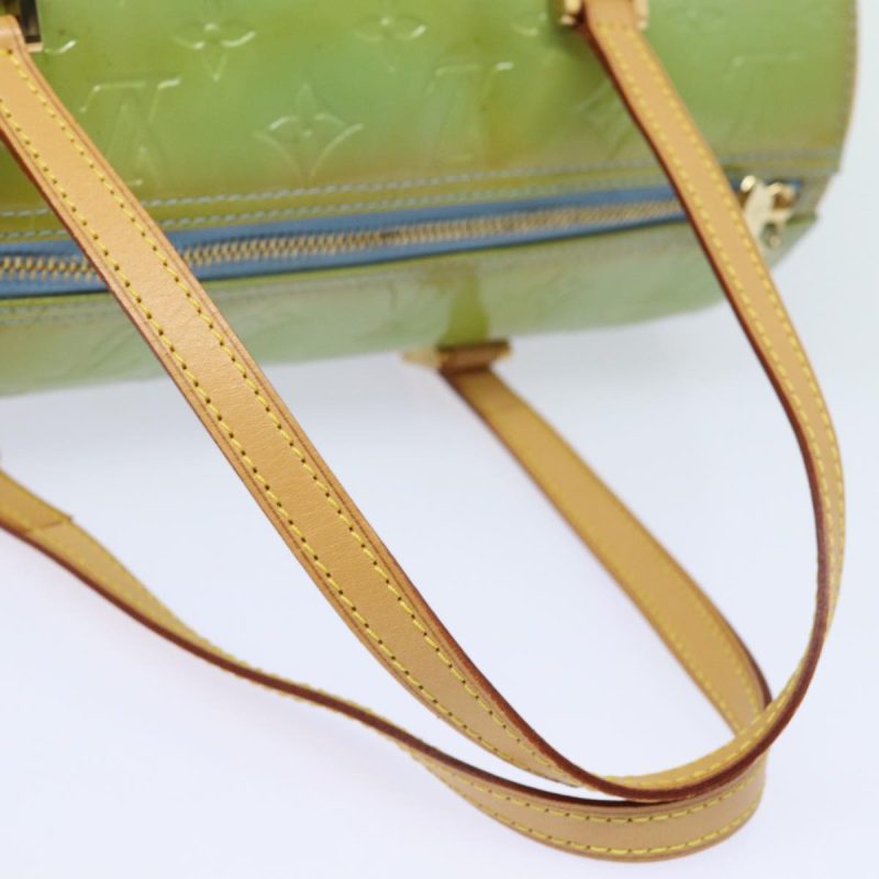 Louis Vuitton Monogram Vernis Bedford Hand Bag Baby Blue M91007  79736 - Image 7