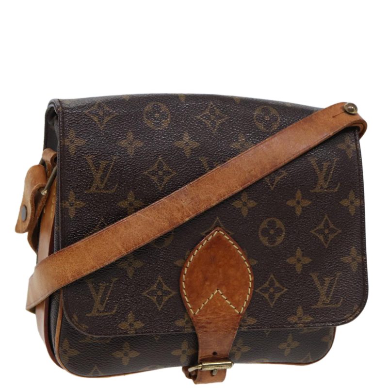 Louis Vuitton Monogram Cartouchiere MM Shoulder Bag M51253  79827