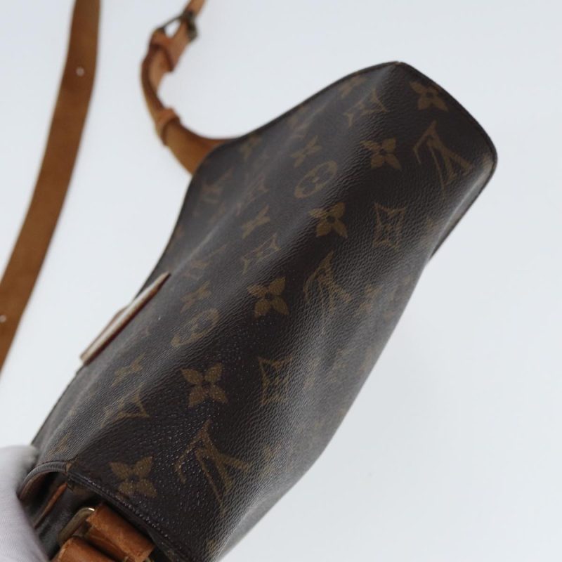 Louis Vuitton Monogram Cartouchiere MM Shoulder Bag M51253  79827 - Image 6