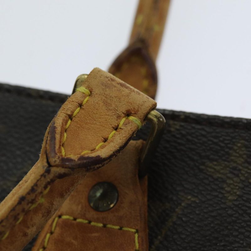 Louis Vuitton Monogram Sac Plat Hand Bag M51140  79832 - Image 10