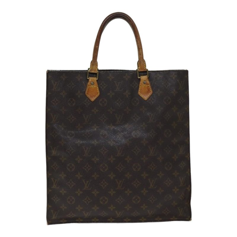 Louis Vuitton Monogram Sac Plat Hand Bag M51140  79832 - Image 2