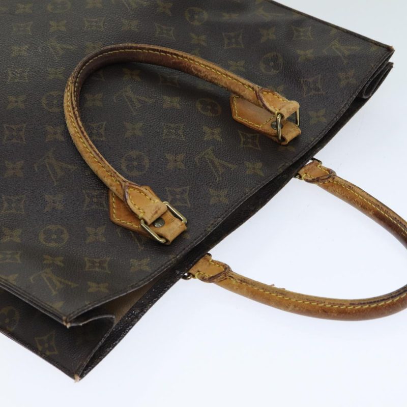 Louis Vuitton Monogram Sac Plat Hand Bag M51140  79832 - Image 6
