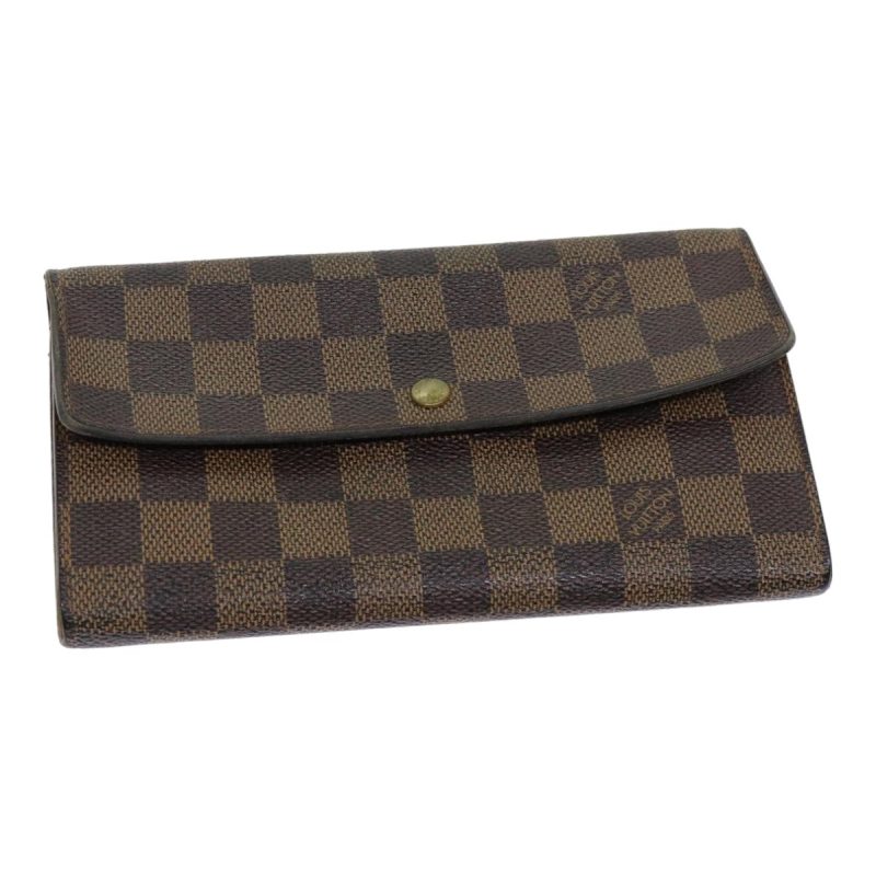Louis Vuitton Damier Ebene Porte Monnaie Credit Wallet N61725  79856