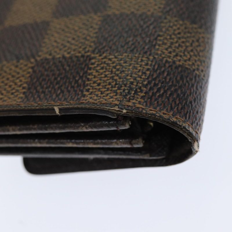 Louis Vuitton Damier Ebene Porte Monnaie Credit Wallet N61725  79856 - Image 8