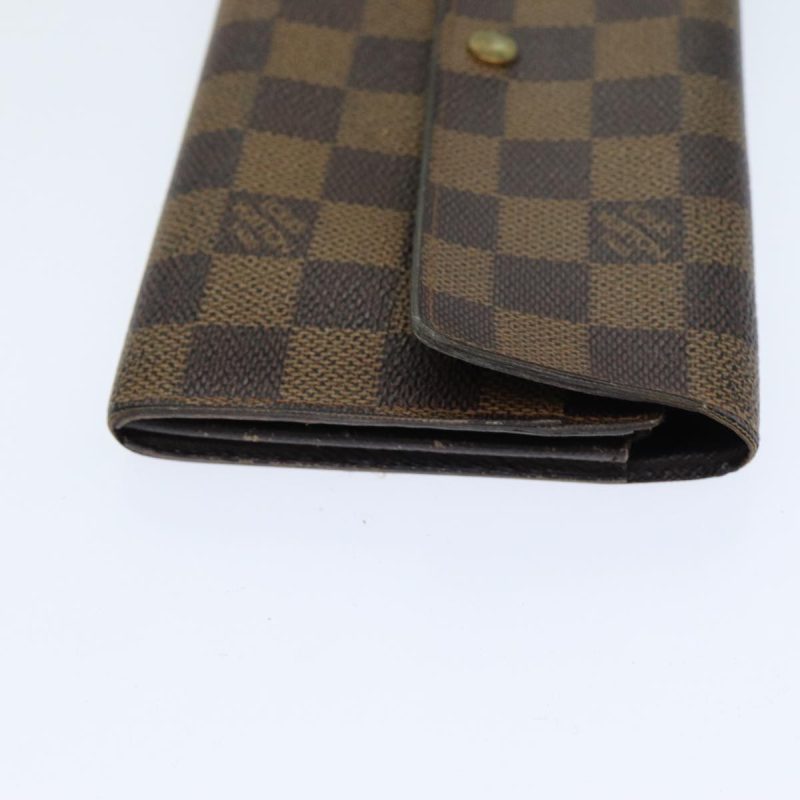 Louis Vuitton Damier Ebene Porte Monnaie Credit Wallet N61725  79856 - Image 3