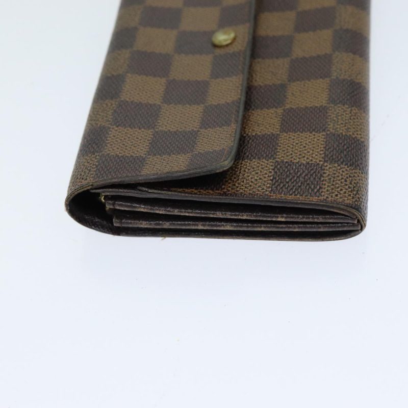 Louis Vuitton Damier Ebene Porte Monnaie Credit Wallet N61725  79856 - Image 4