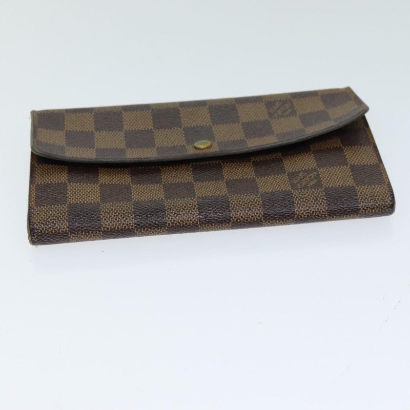 Louis Vuitton Damier Ebene Porte Monnaie Credit Wallet N61725  79856 - Image 5