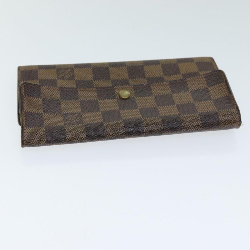 Louis Vuitton Damier Ebene Porte Monnaie Credit Wallet N61725  79856 - Image 6