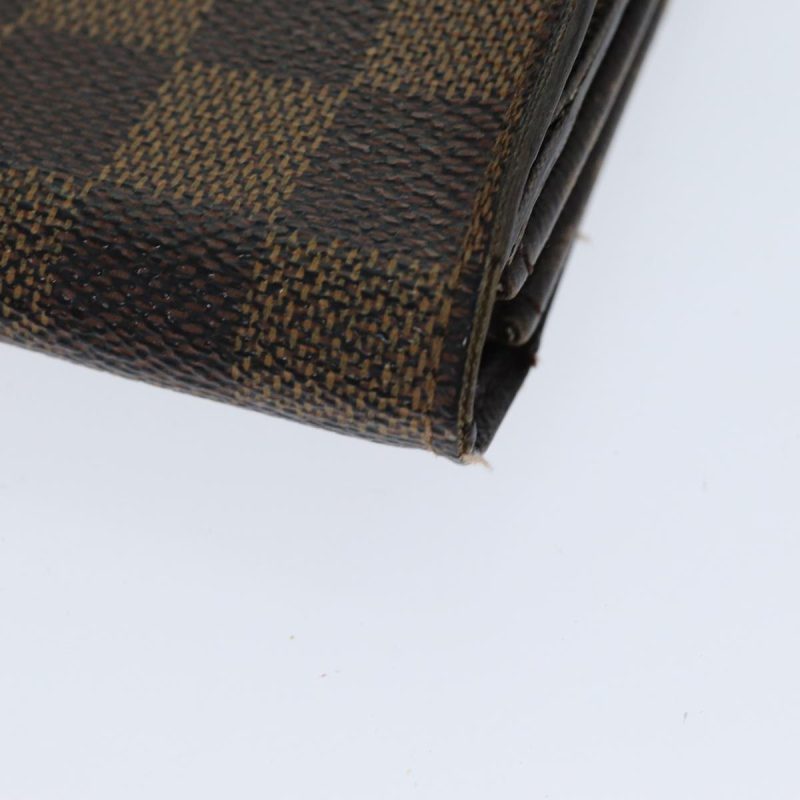 Louis Vuitton Damier Ebene Porte Monnaie Credit Wallet N61725  79856 - Image 7