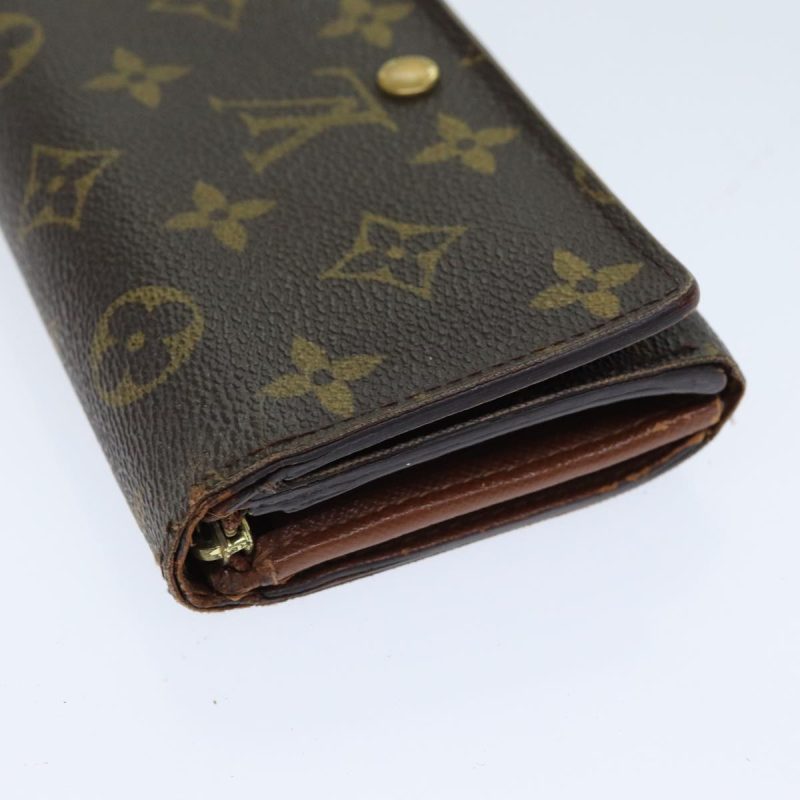 Louis Vuitton Monogram Porte Monnaie Billets Tresor Wallet M61730  79857 - Image 4