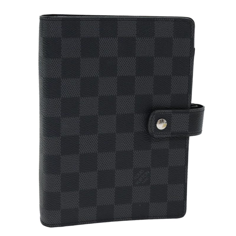Louis Vuitton Damier Graphite Agenda MM Day Planner Cover R20242  79895