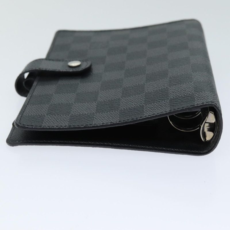 Louis Vuitton Damier Graphite Agenda MM Day Planner Cover R20242  79895 - Image 3