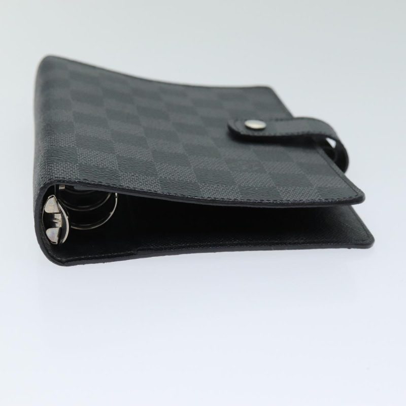 Louis Vuitton Damier Graphite Agenda MM Day Planner Cover R20242  79895 - Image 4