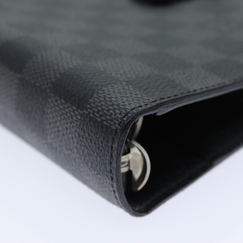 Louis Vuitton Damier Graphite Agenda MM Day Planner Cover R20242  79895 - Image 7