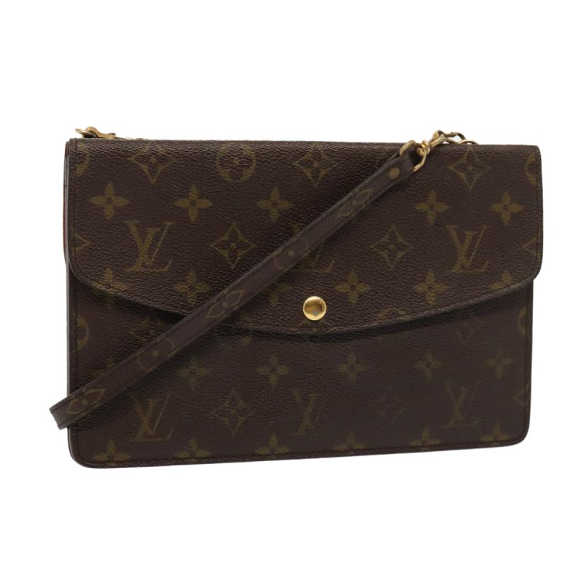 Louis Vuitton Monogram Double Rabat Shoulder Bag M51815  79930