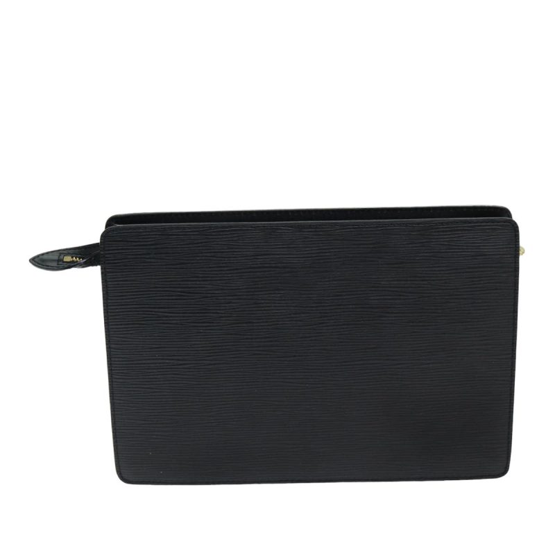 Louis Vuitton Epi Pochette Homme Clutch Bag Black M52522  79938 - Image 2