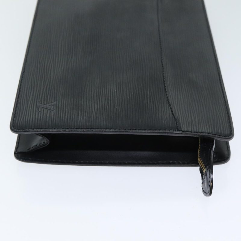 Louis Vuitton Epi Pochette Homme Clutch Bag Black M52522  79938 - Image 3