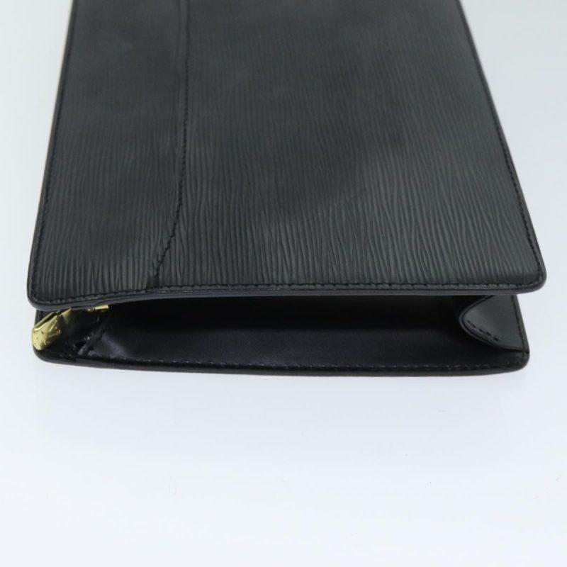 Louis Vuitton Epi Pochette Homme Clutch Bag Black M52522  79938 - Image 4
