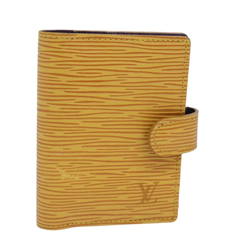 Louis Vuitton Epi Agenda mini Day Planner Cover Tassili Yellow R20059 Auth 79947