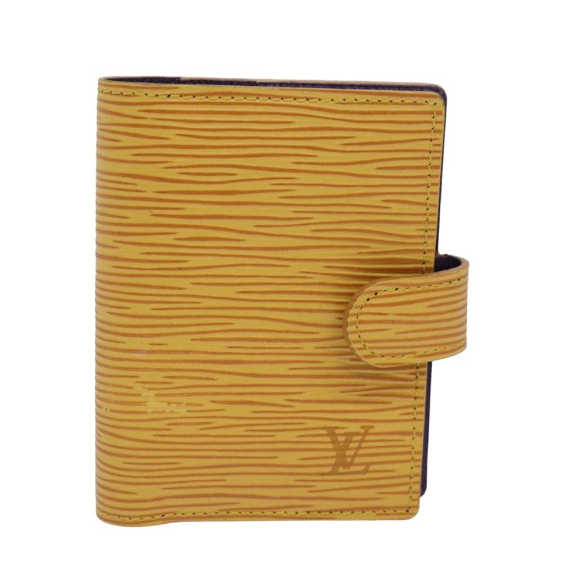 Louis Vuitton Epi Agenda mini Day Planner Cover Tassili Yellow R20059 Auth 79947 - Image 2