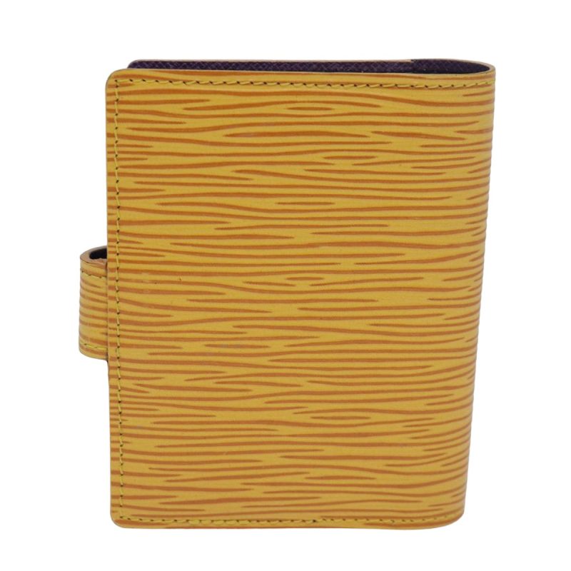 Louis Vuitton Epi Agenda mini Day Planner Cover Tassili Yellow R20059 Auth 79947 - Image 3