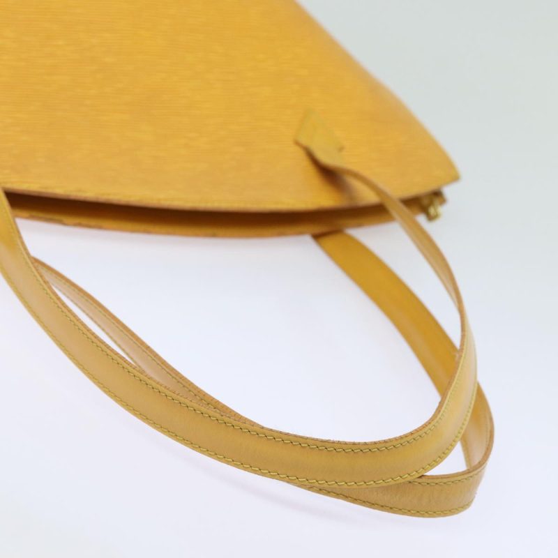 Louis Vuitton Epi Saint Jacques Shopping Shoulder Bag Yellow M52269 Auth 79990 - Image 9